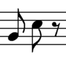 Music eighth notes